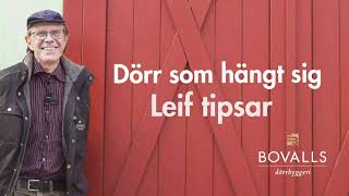 Hur fixar man en dörr som hängt sig Leif tipsar [upl. by Elaval]