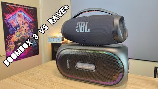 JBL BOOMBOX 3 VS SOUNDCORE RAVE [upl. by Norda684]