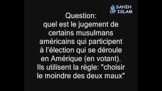 A propos du vote lors des élections اِنْتِخابٌ Cheikh al Albani [upl. by Eleon]