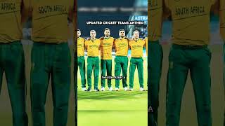 Updated national anthem of cricket team 💀 cricket shorts [upl. by Otecina186]