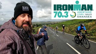 Ironman Swansea 703 bike course supporting  Swim Bike Run Stu [upl. by Eenobe]