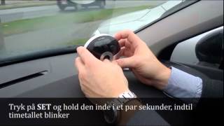 Jacob Jensen Elektronisk Parkeringsskive  Instruktionsvideo [upl. by Larentia394]