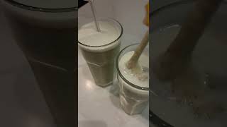 AVOCADO AND BANANA SMOOTHIE WITH ALMOND AND MILK youtubeshorts short healthysmoothie yummy [upl. by Airt]