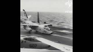 Crash Landing Caught on Film interesting history aviation navy dangerous aircraft [upl. by Aneelad]