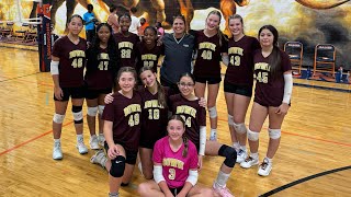 10172024 8A semifinals Bowie Middle School vs Baines Middle School Set 3 highlights [upl. by Susana]