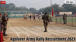 Agniveer Army Rally Bharti 2023  Army Bharti 2023  Indian Army Bharti 2023  ARO Agra Army Bharti [upl. by Sibley]