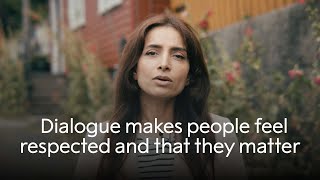 Dialogue makes people feel respected and that they matter  Deeyah Khan [upl. by Torruella]