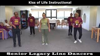 Kiss of Life Line Dance Instructional [upl. by Buck]