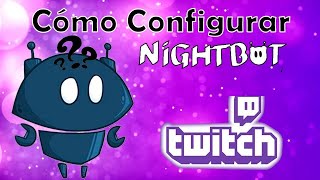 Como Poner Comandos en nightbot Para Twitch [upl. by Gordon]