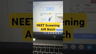 PW Neet AIR Screening Batch pw neet neet2025 pwnewbatch [upl. by Lakim47]