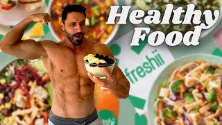 Freshii Diet Food  جربت أطيب أكل مطعم صحي مشهور بدبي [upl. by Maje]