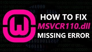 How to Fix MSVCR110dll Missing Error in hindi Windows 10 81 amp 7  Web Technical Tips [upl. by Annabal]