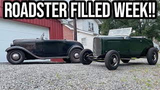 1932 Ford Roadsters Load Of 32 Parts amp 38 Vert Test Drive  Week In The Life [upl. by Aicarg]