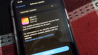 iphone 11 ios 177 update  Whats New [upl. by Nellek289]