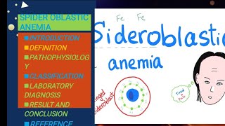 Sideroblastic anemia introduction pathophysiology classification laboratory diagnosis [upl. by Htrahddis910]