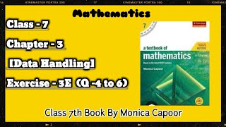 Mathematics Class 7 Solution  chapter 3 Exercise 3E Q4 to 6 Monica Capoor Magic Of Maths [upl. by Aleb]