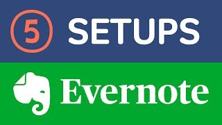 5 Evernote Setups Including GTD [upl. by Aenej]