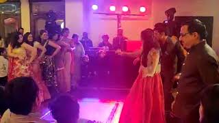 Sapne Mei milti hai  brother engagement performance wedding family performance [upl. by Aninotna741]