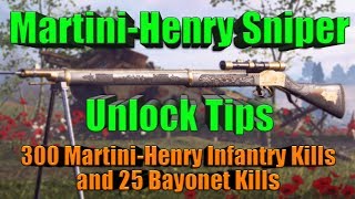 BF1  New MARTINIHENRY SNIPER Unlock Tips  Easy  New LVL 10 Variant [upl. by Jelsma]