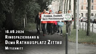 Spaziergang und Montagsdemo 16092024 in Zittau [upl. by Unders474]