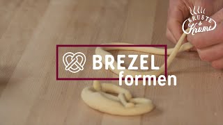 Brezel formen  KrusteampKrume Bäcker Basics [upl. by Macfarlane]