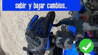 como meter los cambios correctamente en una moto [upl. by Salman]