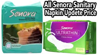 All Senora Sanitary Napkin Updete Price IN Bangladesh 2021  Senorajoyamonalisafreedom [upl. by Ydnal339]