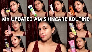 MY UPDATED MORNING SKINCARE ROUTINE FOR ACNE PRONE [upl. by Ontina]