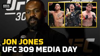 Jon Jones Refuses To ‘Do Business’ With Tom Aspinall ‘He’s An Ahole’  UFC 309  MMA Fighting [upl. by Nichol279]