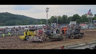 Combine Derby Final Competition 2023 Columbiana County Fair Ohio [upl. by Silyhp642]