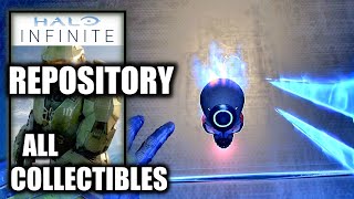 Halo Infinite  Repository All Collectible Locations All Skulls amp UNSC Audio Logs [upl. by Bevash]