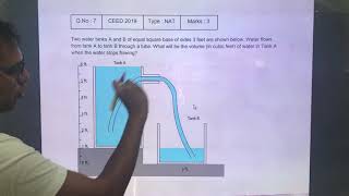 CEED 2019 Solved Paper  Solution for Question No7 [upl. by Egiedan]