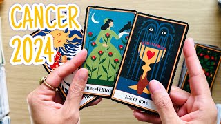 CANCER  quotYOUR 2024 NEW YEAR HERES WHAT TO EXPECTquot 2024 Tarot Reading [upl. by Marylee]