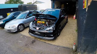 Screamer pipe on an ep3 civic [upl. by Ayhay663]