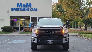 2016 Tundra Double Cab 4x4 1Owner Lifted w Matching Canopy [upl. by Kakalina]