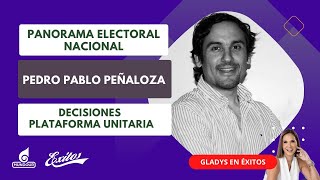 AHORA Gladys Rodriguez entrevista a Pedro Pablo Peñaloza sobre decisiones de Plataforma Unitaria [upl. by Eniar]