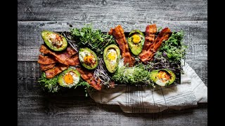 How to Make Baked Eggs in Avocado with Bacon  Yes You Can Bake Avocados Recipe Included [upl. by Blainey]