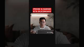 Iphone 16 Ban Kenapa Apple Ogah Invest Gede raymondchin apple investasi invest [upl. by Netneuq527]