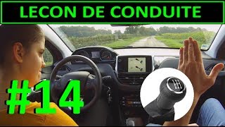 Leçon de conduite 14  Comment rétrograder une vitesse frein moteur [upl. by Buiron]