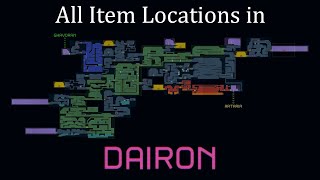 Metroid Dread  Dairon All Items [upl. by Auqinimod204]