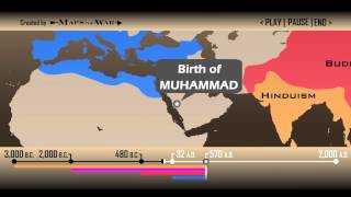 Religion Global History Timeline 1 min 30 sec [upl. by Cindy253]