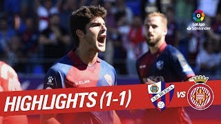 Resumen de SD Huesca vs Girona FC 11 [upl. by Nev]