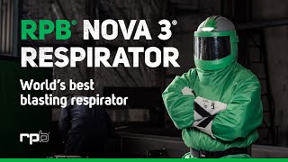 Nova 3  Worlds Most Comfortable Blasting Respirator  RPB Safety [upl. by Darcey]