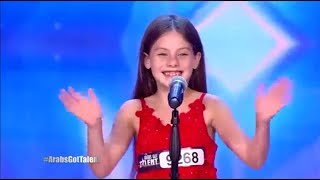 Emanne Beasha ايمان بيشه  O Mio Babbino Caro – Golden Buzz  Winner of Arabs Got Talent 2017 [upl. by Annoek]