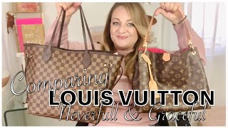 Comparison review of the Louis Vuitton Graceful vs Neverfull [upl. by Edla]