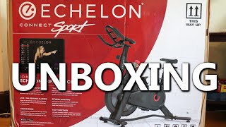 Echelon Connect Fitness Bike Unboxing and Setup [upl. by Whatley]