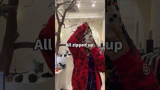 How to pretend being rich with Bape Camo Shark hoodie with low price pandabuy haul fashion [upl. by Ned672]