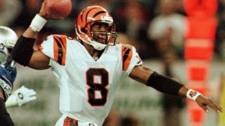 The Best Deep Ball Thrower in NFL History Jeff Blake Highlights [upl. by Glenine]