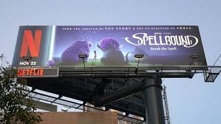 Spellbound Billboard Sunset Blvd LA CA USA Nov 27 2024 Rachel Zegler Nicole Kidman Javier Bardem [upl. by Ellett957]