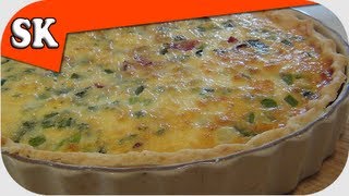 QUICHE LORRAINE RECIPE  Family Budget Meal [upl. by Ambler]